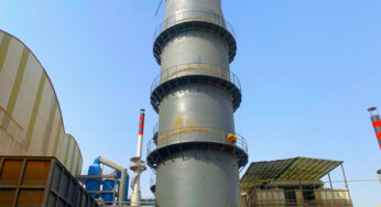 Operation Site of Kerui High Alumina Bricks Used in Lime Kiln in China