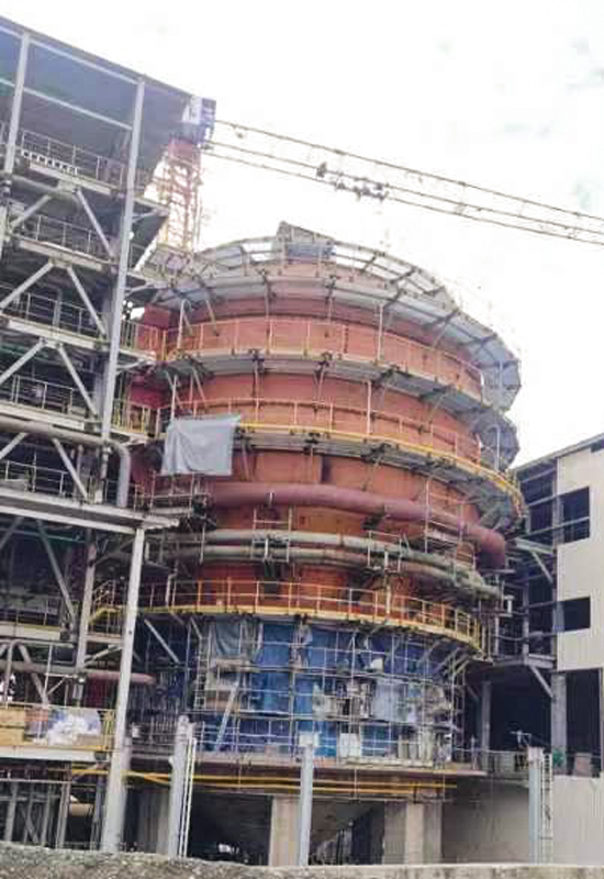 Operation Site of Fluidized Bed Furnace in Indonesia