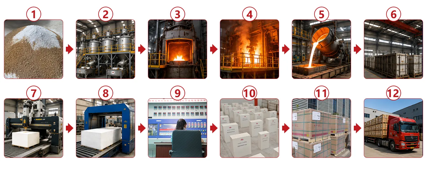 AZS Manufacturing Process